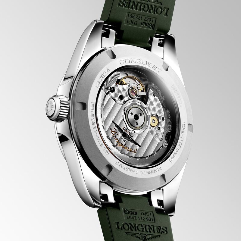 Longines Conquest Green Dial Watch, 38mm image number 4