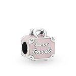 Pandora Pink Travel Bag Enamel Charm