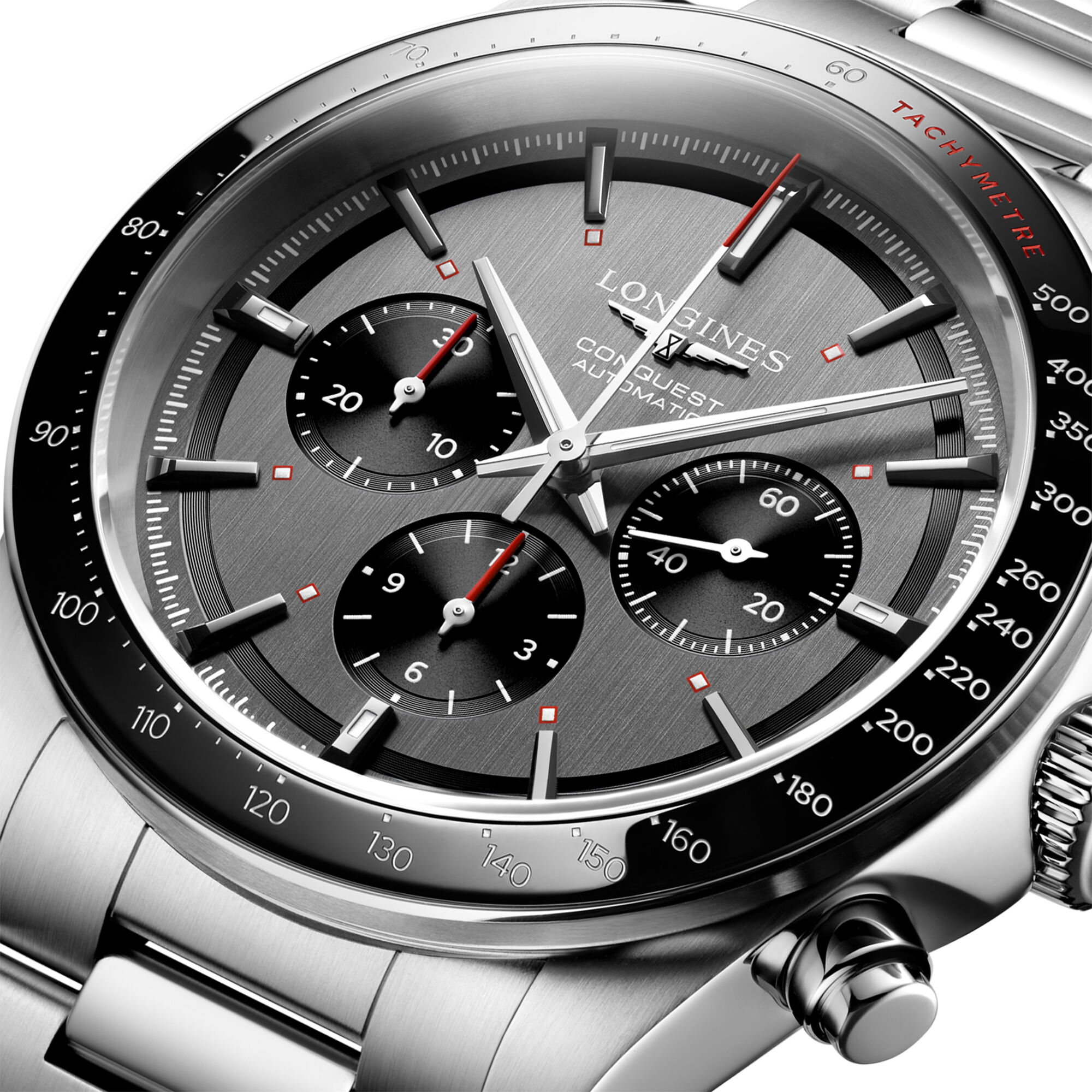 Longines Conquest Chrono Ski Edition Antracite Dial Watch, 42mm