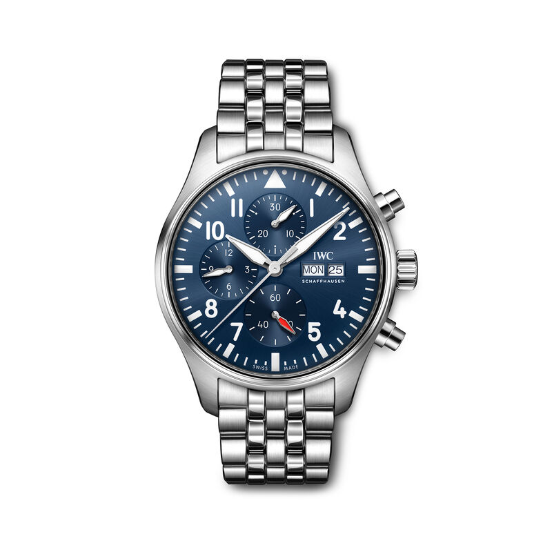 IWC Pilot's Watch Chronograph Blue Dial Watch, 43mm image number 0