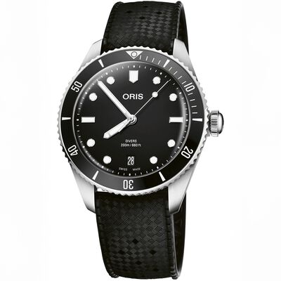 Oris Divers Date Black Dial, 39 mm