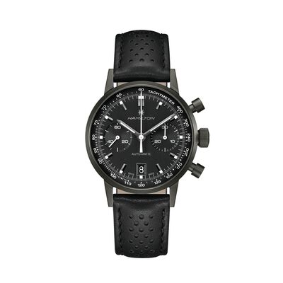 Hamilton American Classic Intra-matic Auto Chrono Black Dial Watch, 40mm