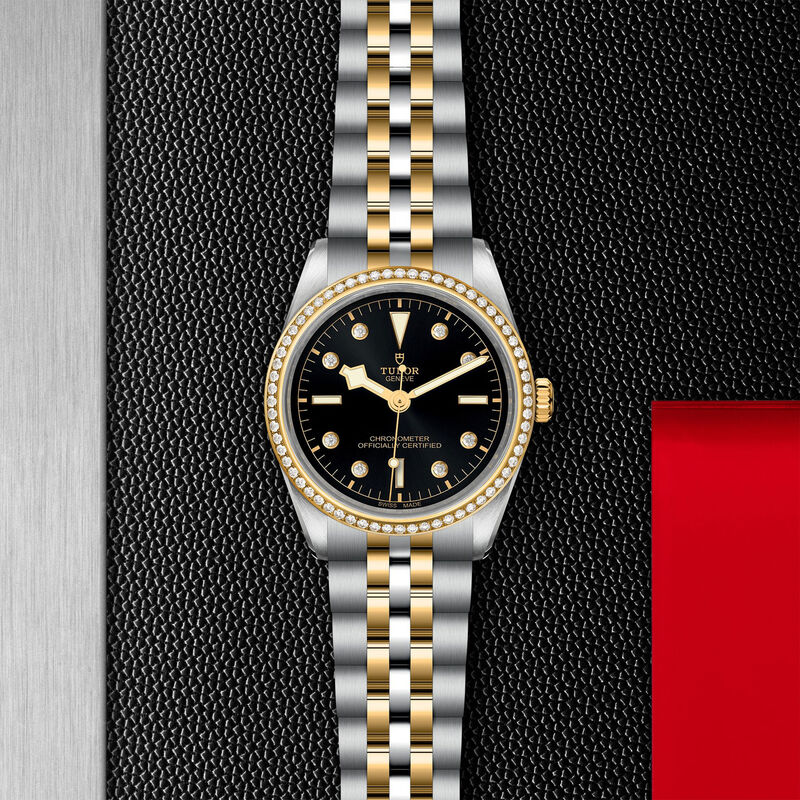 TUDOR Black Bay S&G Black With Diamond Dial Watch, 36mm image number 2