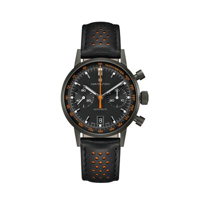 Hamilton American Classic Intra-matic Auto Chrono Black Dial Watch, 40mm