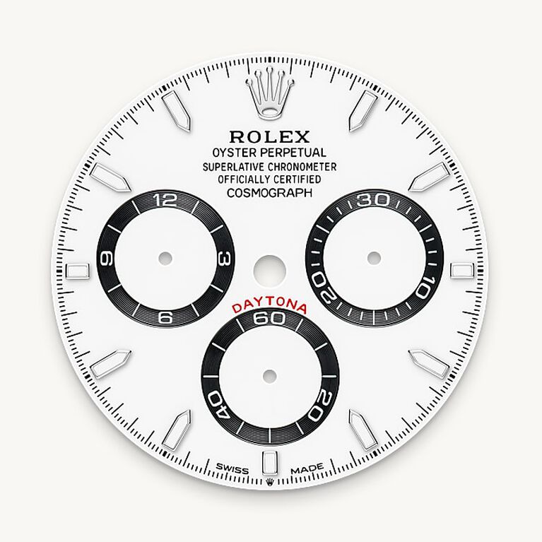 rolex cosmograph daytona in oystersteel, m126500ln-0001 - white dial - ben bridge
