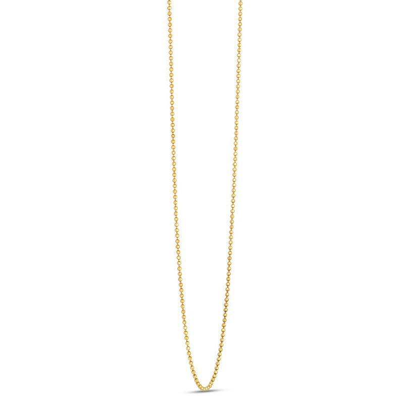 Classic Bead Chain, 1.2mm, 14K Yellow Gold image number 1