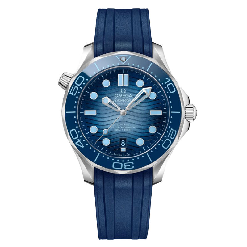 Omega Seamaster Diver 300M Blue Dial Watch,  42mm image number 0
