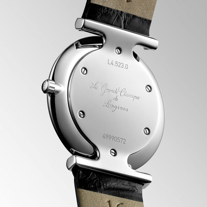 Longines La Grande Classique Ladies Black Diamond-Paved Dial Watch,  29mm image number 4