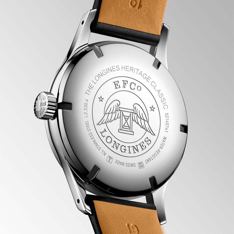 Longines Heritage Classic Tuxedo Leather Automatic Watch, 38mm image number 2