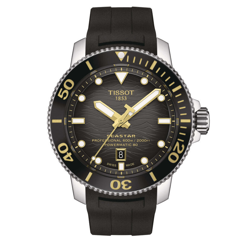 Tissot Seastar 2000 Professional Powermatic 80 Black Watch, 46mm image number 0