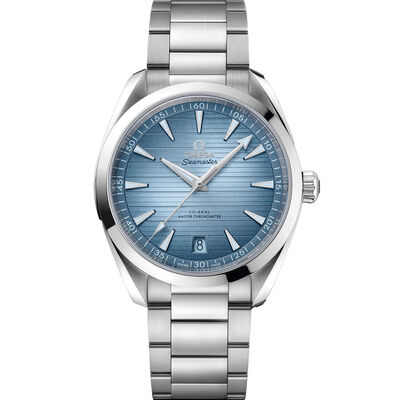 OMEGA Summer Blue Seamaster Aqua Terra 150M Blue Dial Watch, 41mm