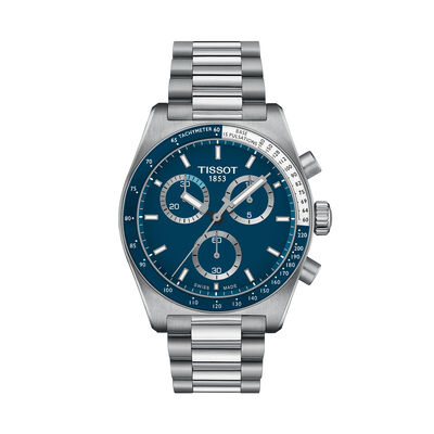 TISSOT PR516 Blue Dial Watch, 40mm