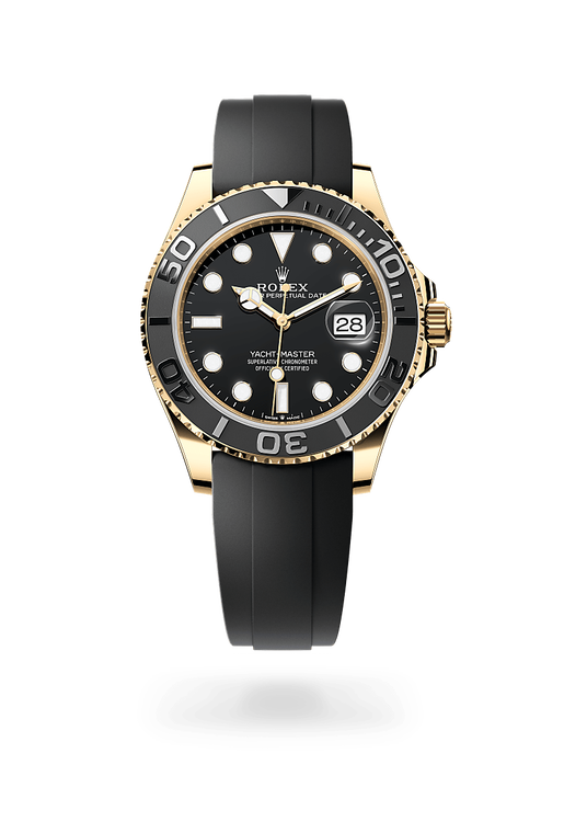 rolex yacht-master in 18 ct yellow gold, m226658-0001 - ben bridge