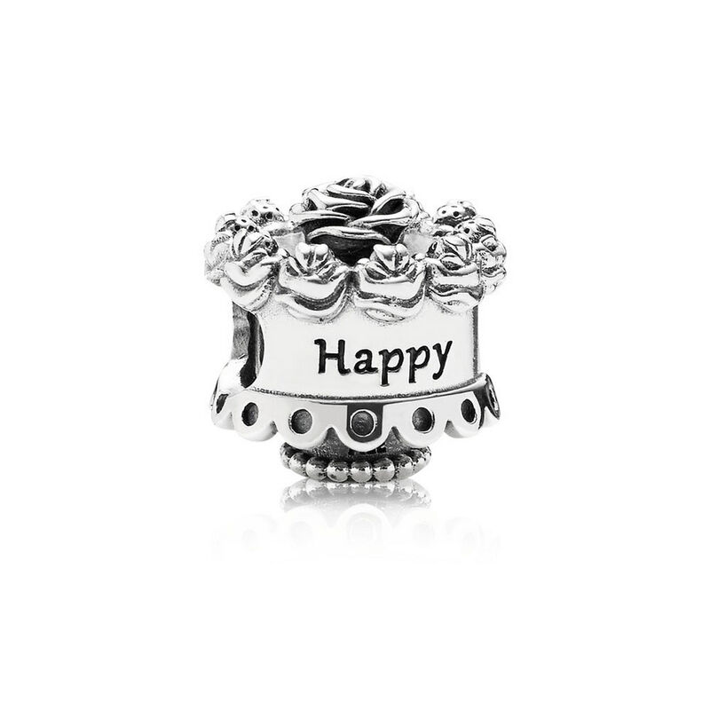 Pandora Happy Birthday Cake Charm image number 1