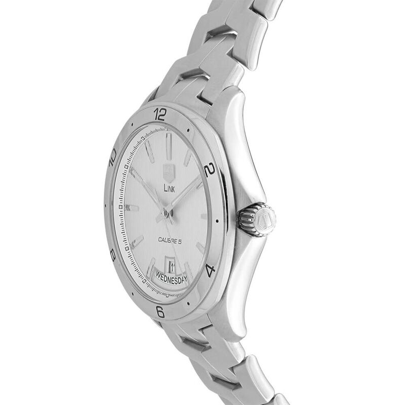 Pre-Owned TAG Heuer Link Silver Dial Watch, 40mm image number 1