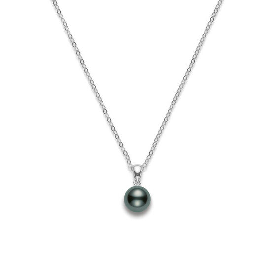 Mikimoto Cultured Black South Sea Pearl Pendant, 8mm, 18K