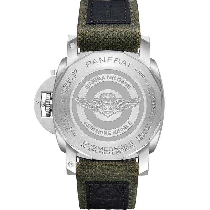 Panerai Submersible Marina Militare Green Dial Watch, 44mm image number 1