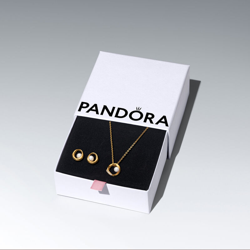 Pandora Organic Sparkle and Pearl Jewelry Gift Set image number 1