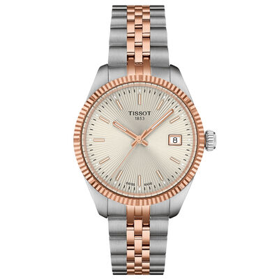 TISSOT Ballade Silver Dial Watch, 34mm