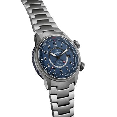 Bremont Altitude MB Meteor Time Zones Blue Dial Watch, 42mm