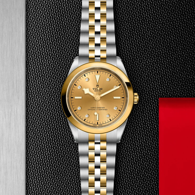 TUDOR Black Bay 41 S&G Champagne-Colour With Diamond Dial Watch, 41mm image number 2