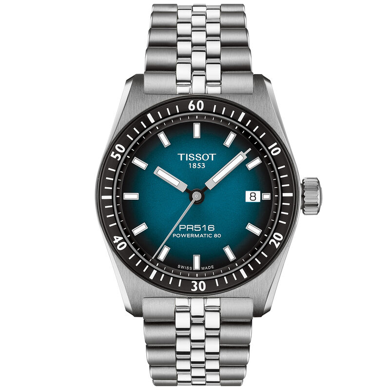 TISSOT PR516 Blue Dial Watch, 38mm image number 0