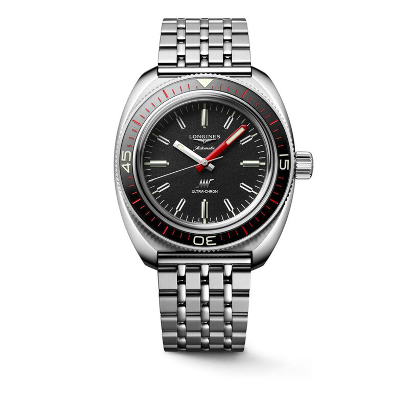 Longines Ultra‑Chron Black Dial Watch, 43mm image number 0