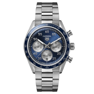 TAG Heuer Carrera Chronograph Sport Blue Dial Watch, 42mm