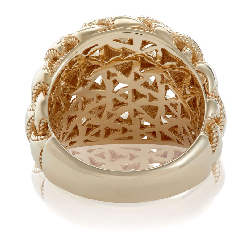 Toscano Woven Domed Ring 14K, Size 6 image number 3