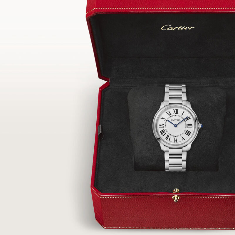 Pre-Owned Cartier Ronde Must Silver Dial Watch, 36mm image number 3