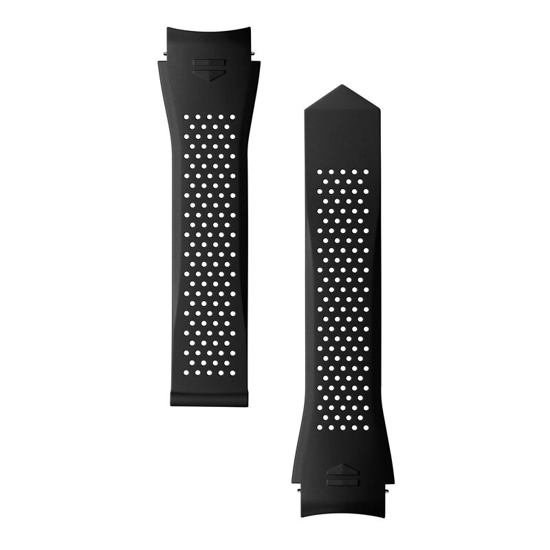 TAG Heuer Calibre E5 Black Perforated Rubber Strap, 45mm image number 0