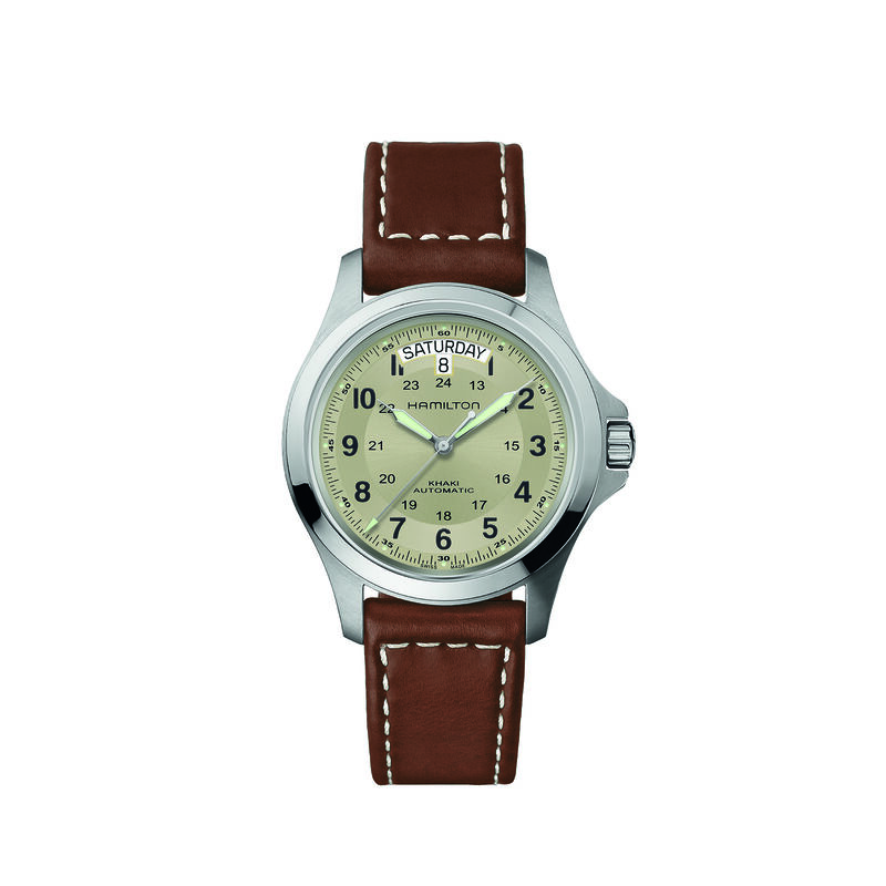 Hamilton Khaki Field King Auto Beige Dial Watch, 40mm image number 0
