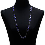 Lisa Bridge Lapis Lazuli Station Necklace, 34"