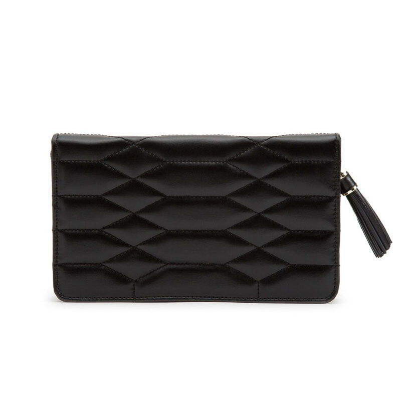 WOLF Caroline Black Leather Jewelry Portfolio image number 1