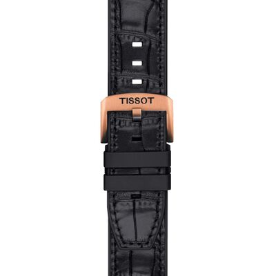 Tissot T-Race Swissmatic Rose PVD Black Dial Watch, 48mm