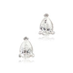Pear Diamond Solitaire Stud Earrings 14K, 1/4 ctw.