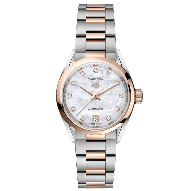 TAG Heuer Carrera Date White Dial Watch, 29mm image number 0
