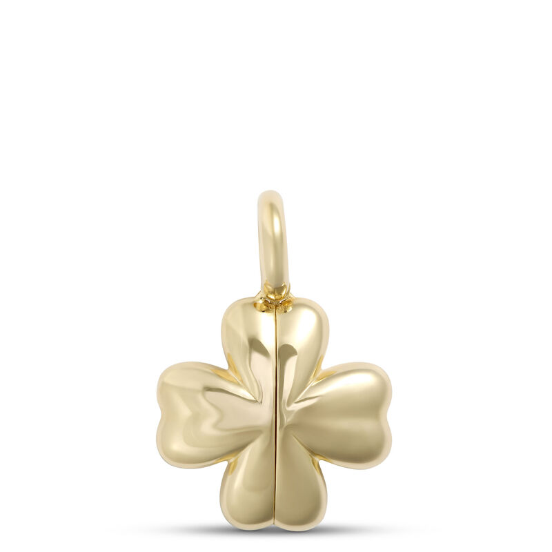 Toscano Four-Leaf Clover Charm, 14k Yellow Gold image number 0