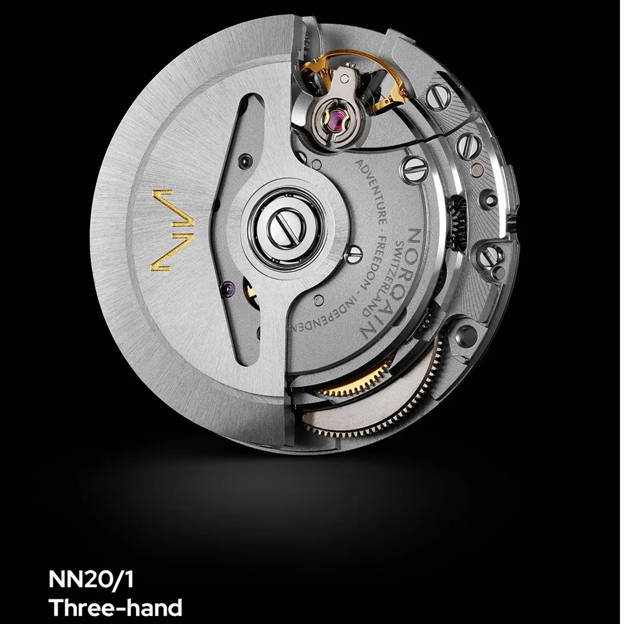 NORQAIN Wild One Hakuna Mipaka Brown Dial Sand Color Rubber Strap