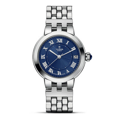 TUDOR Clair de Rose Blue Dial watch, 34mm
