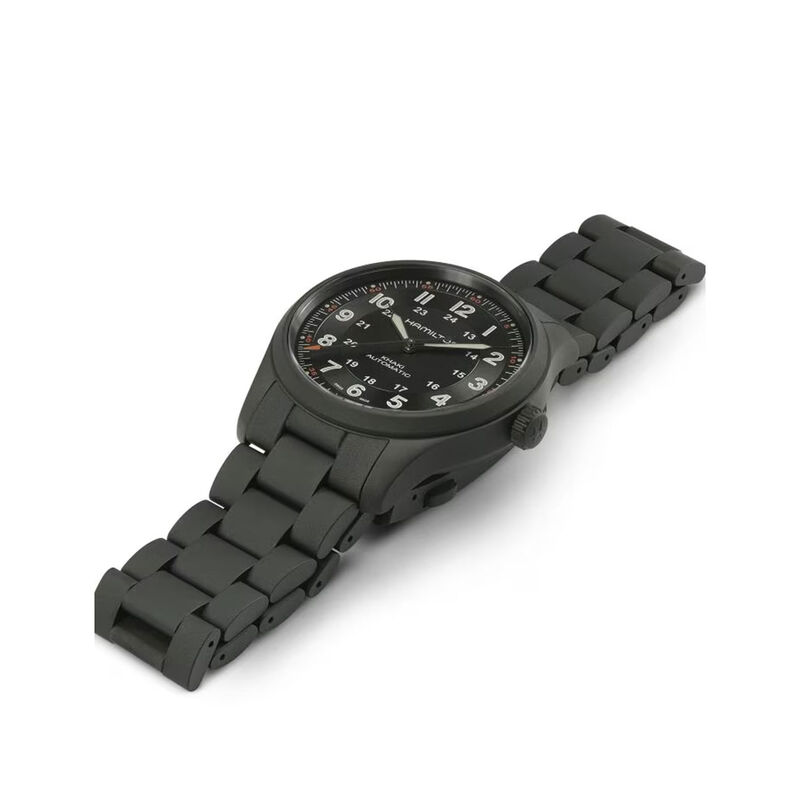 Hamilton Khaki Field Black Dial Watch, 38mm image number 1