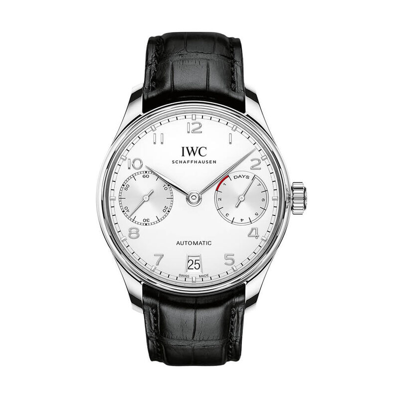IWC Portugieser Automatic Silver Dial Date Watch image number 0