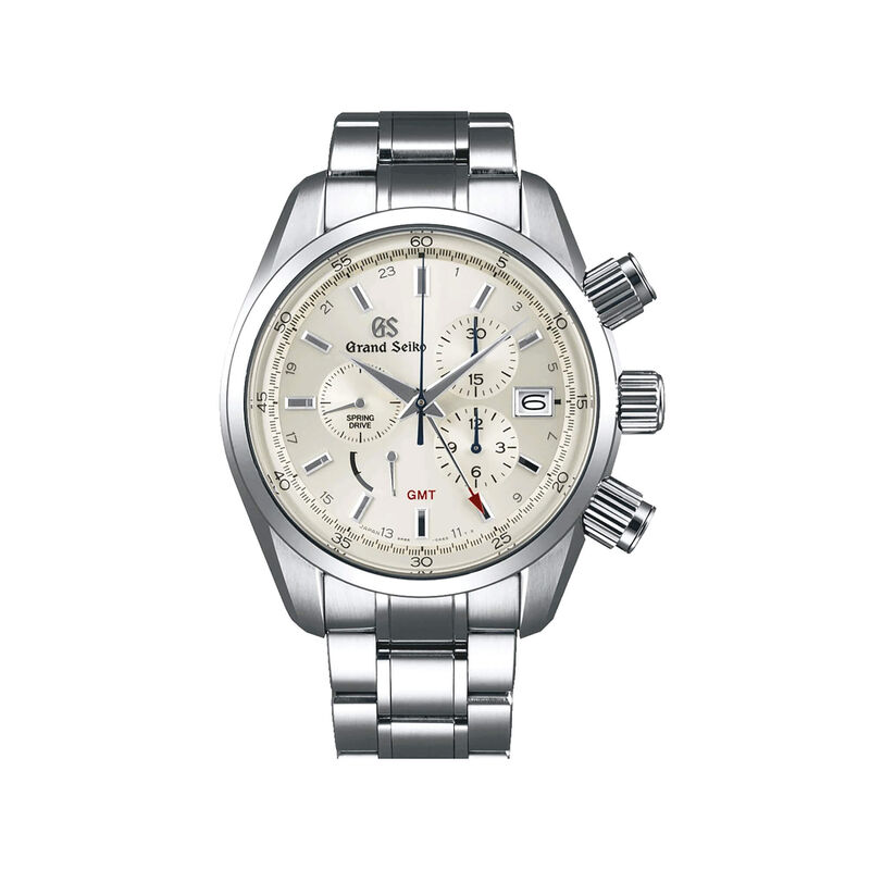 Grand Seiko Sport Collection Chronograph Watch Champagne Dial Steel Bracelet, 43.5mm image number 0