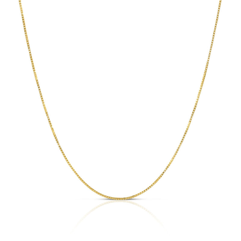 Box Chain 14K, 20" image number 1