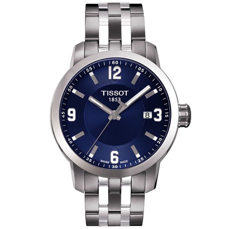 Tissot PRC 200 Blue Dial Steel Quartz Watch, 39mm image number 1