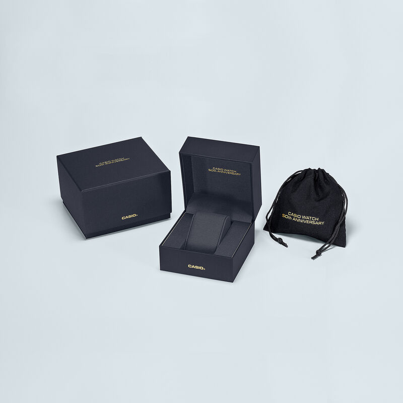 G-Shock Full-Metal 50th Anniversary Chronograph Black Dial Watch, 46.3mm image number 3