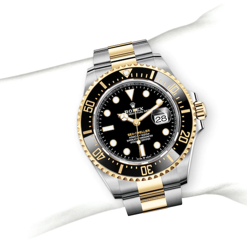 Rolex Sea-Dweller Oyster, 43 mm, Oystersteel and yellow gold - M126603-0001 at Ben Bridge