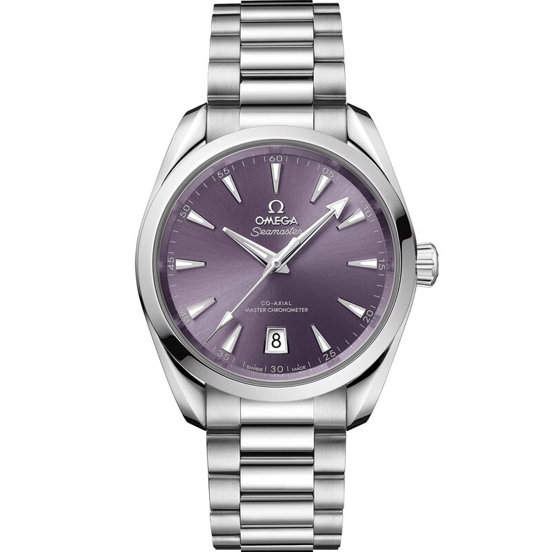 OMEGA Seamaster Aqua Terra Shades Purple Dial Watch, 38mm image number 0