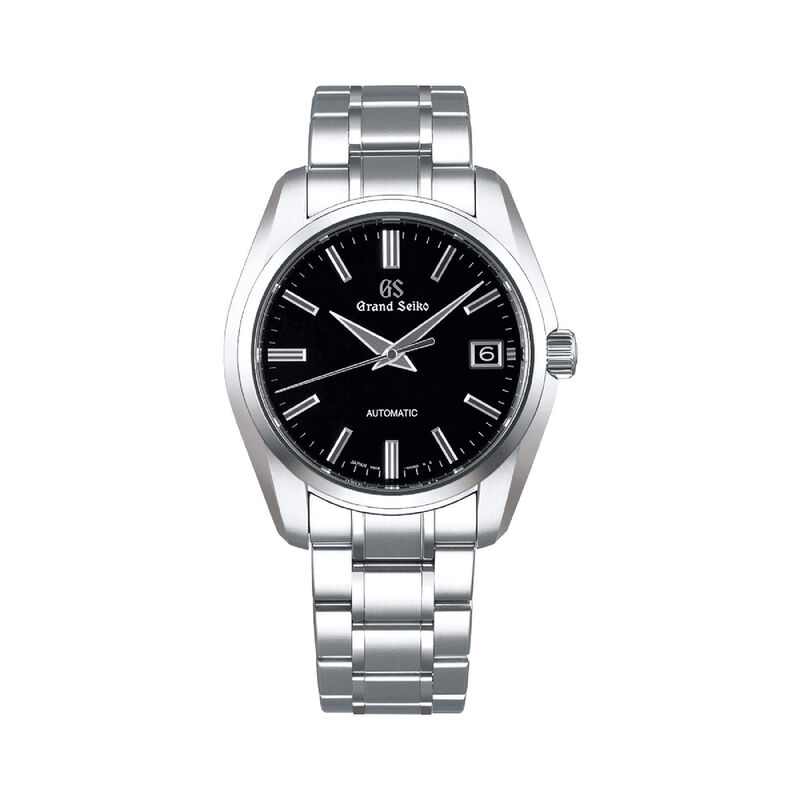 Grand Seiko Heritage Collection Watch Black Dial Steel Bracelet, 40mm image number 0