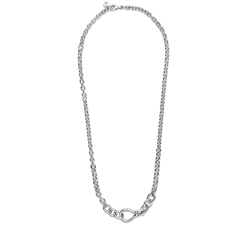 Pandora Chunky Infinity Knot Chain Necklace image number 3